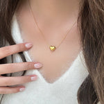 Jessica Herzhalskette in Gold