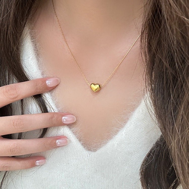 Jessica Herzhalskette in Gold