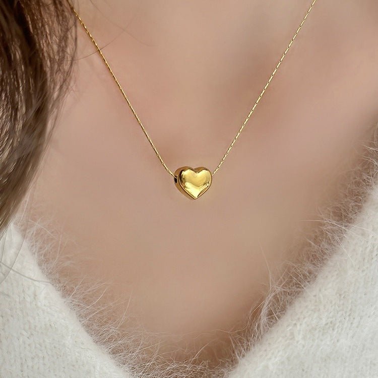 Jessica Herzhalskette in Gold