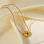 Jessica Herzhalskette in Gold