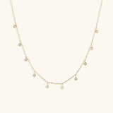 Juliet Edelsteinhalskette in Gold