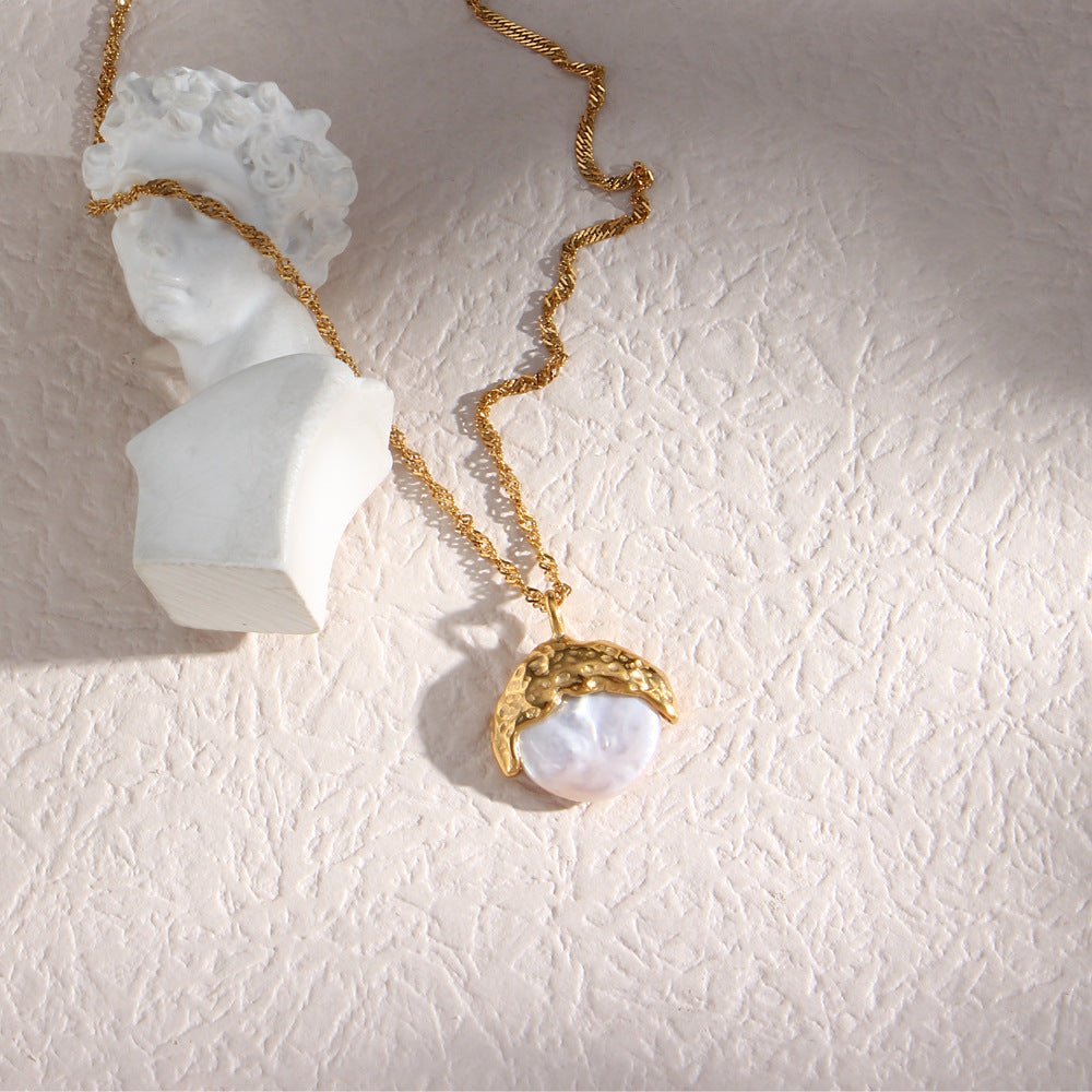 Kimberly Perlenhalskette in Gold
