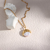 Kimberly Perlenhalskette in Gold