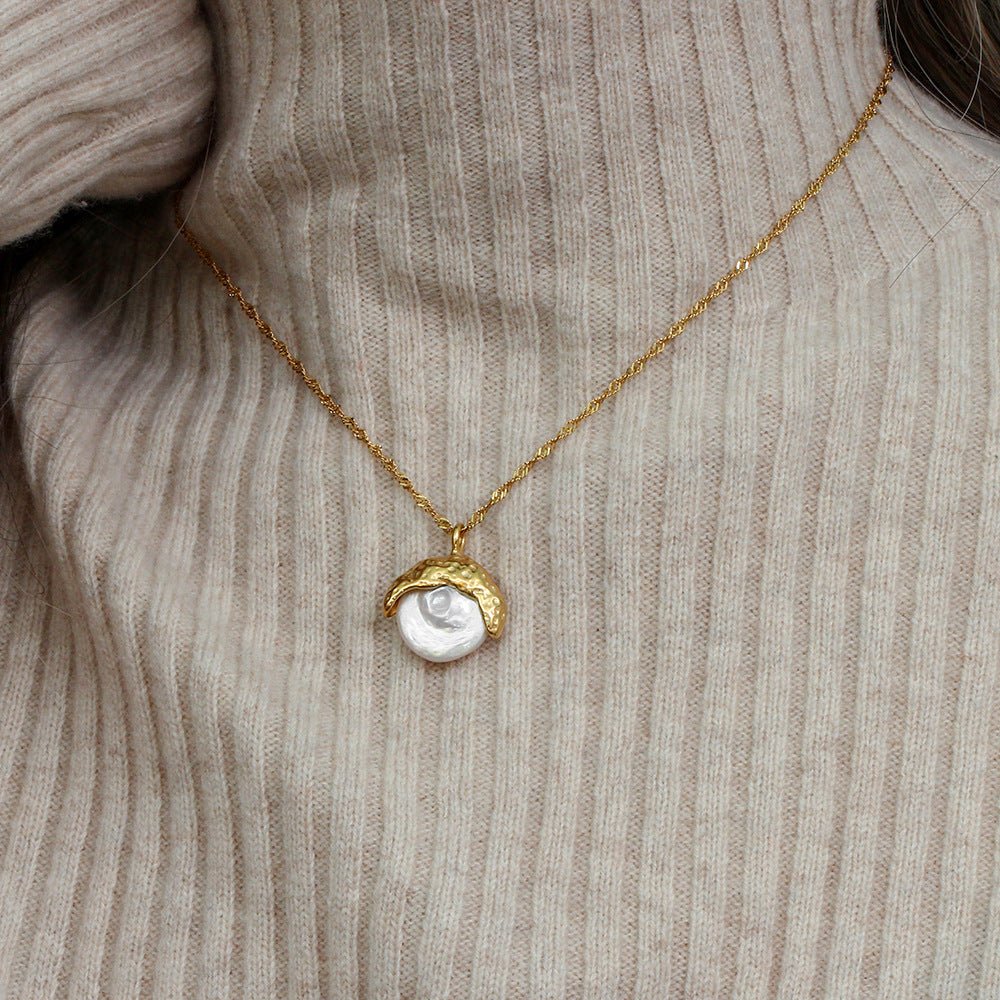 Kimberly Perlenhalskette in Gold