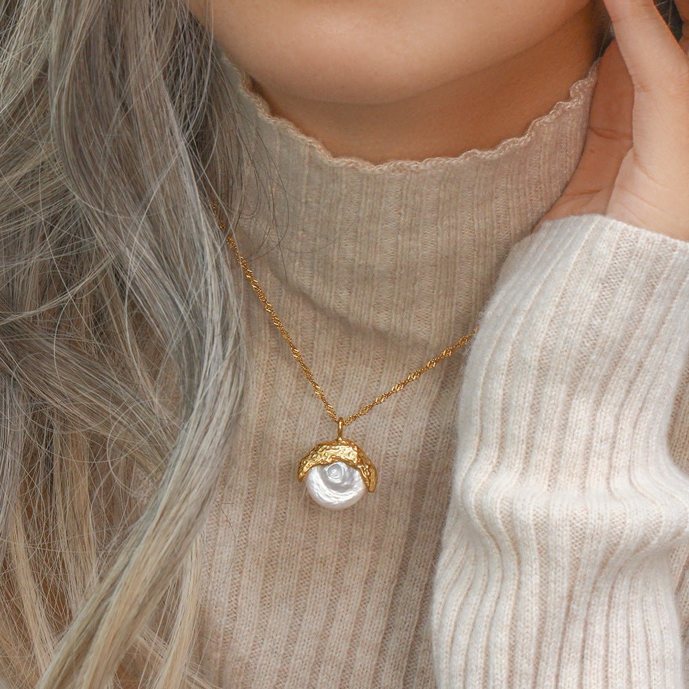 Kimberly Perlenhalskette in Gold