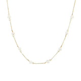Laney Perlenhalskette in Gold