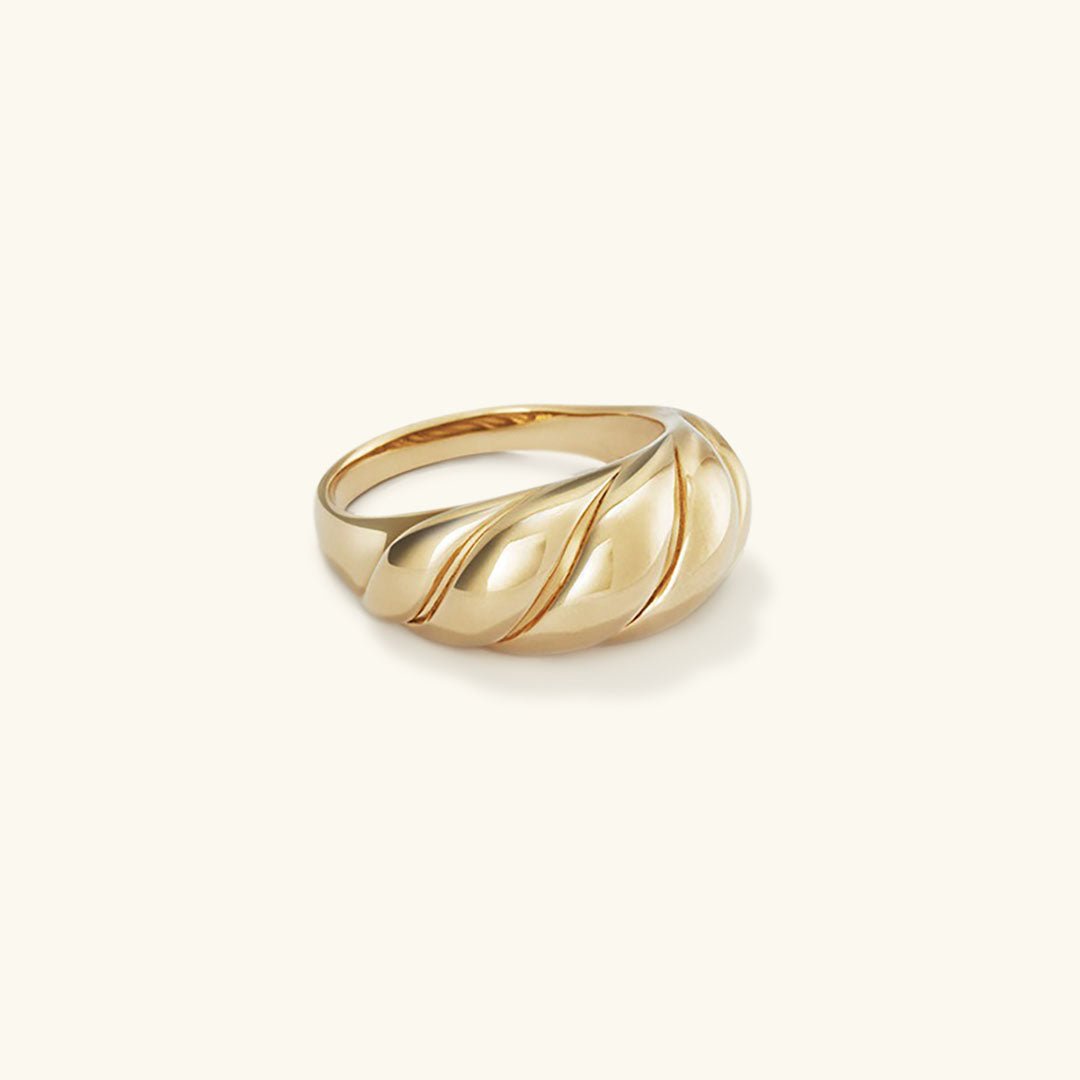Lorelei Glänzender Croissant-Ring
