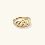 Lorelei Glänzender Croissant-Ring