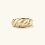 Lorelei Glänzender Croissant-Ring