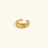 Luden Geschwungener Ring in Gold