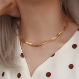 Lysa Gedrehte Halskette in Gold