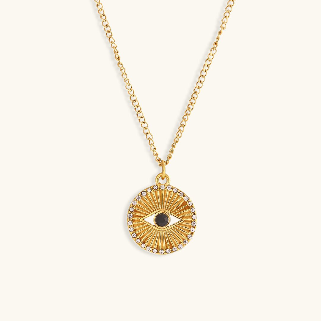 Mathilde Diamantbesetzte Halskette in Gold