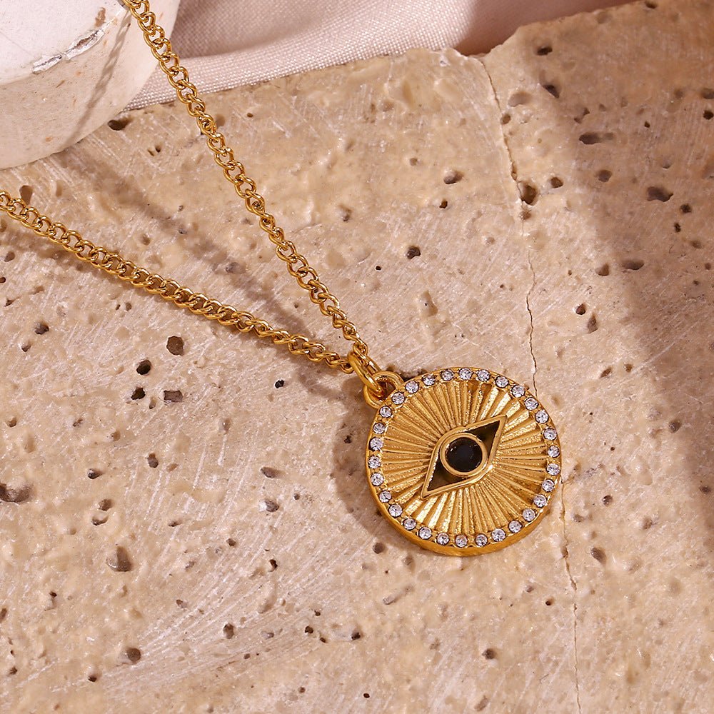 Mathilde Diamantbesetzte Halskette in Gold