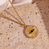 Mathilde Diamantbesetzte Halskette in Gold