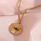 Mathilde Diamantbesetzte Halskette in Gold