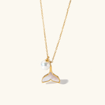Mermaid Perlenhalskette in Gold