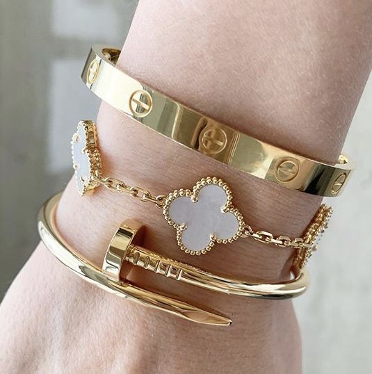 Miami Lumière Armbandset Weiß