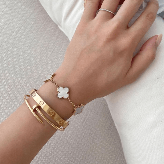 Miami Lumière Armbandset Weiß