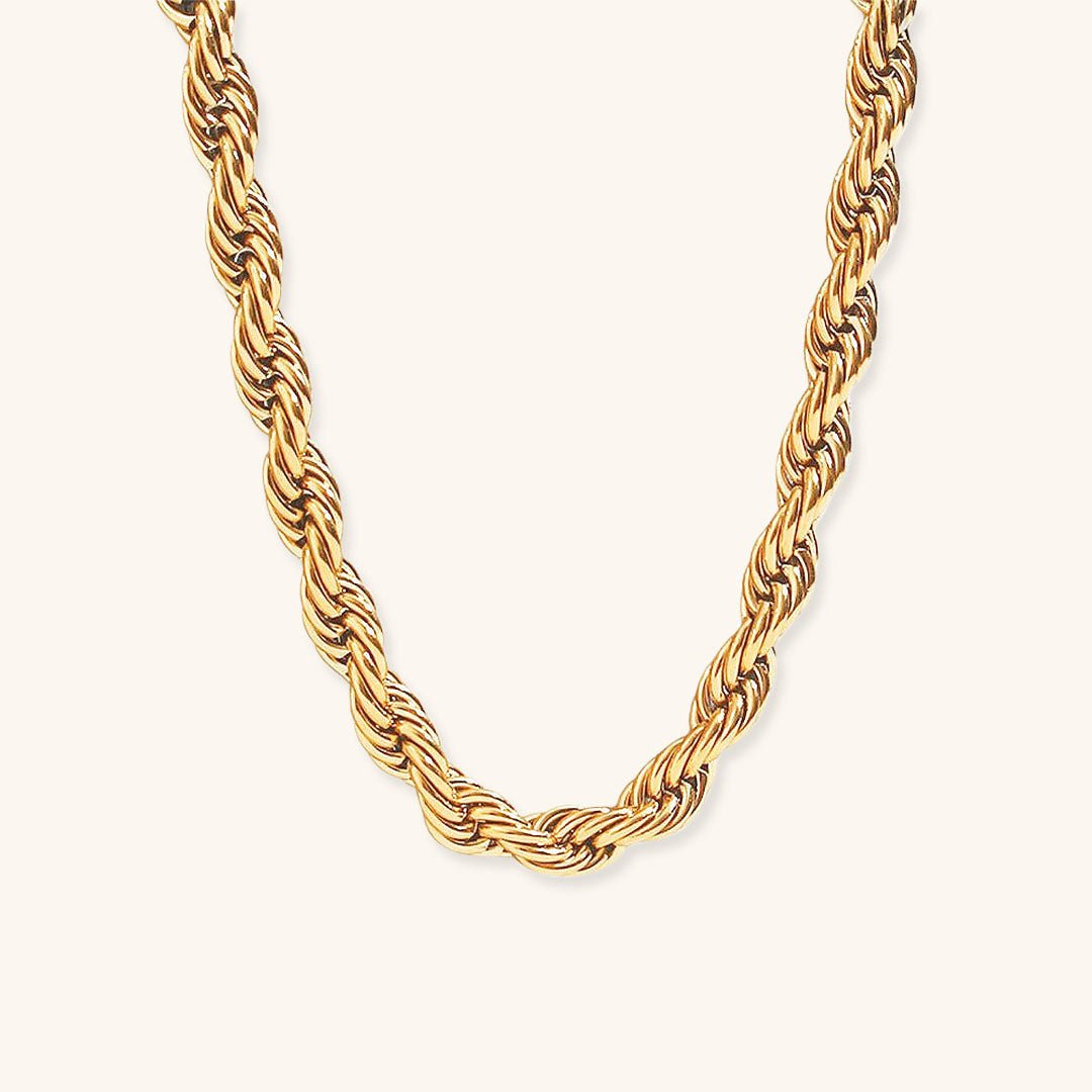 Mila Gedrehte Halskette in Gold