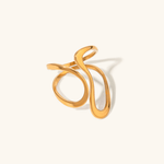Mosaic Offener Ring in Gold
