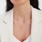 Nancy Perlenhalskette in Gold