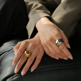 Navia Gewölbter Ring