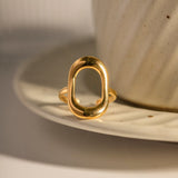 Noelle Unregelmäßiger Ring in Gold