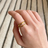 Olivia Strukturierter Ring
