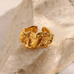 Paloma Skulpturaler Ring in Gold