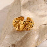 Paloma Skulpturaler Ring in Gold