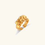 Paloma Skulpturaler Ring in Gold
