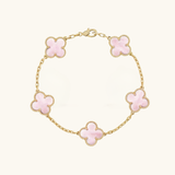 Clover Armband Rosa