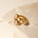 Romy Herzförmiger Ring in Gold