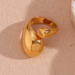 Rosie Geknoteter Ring in Gold