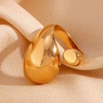 Rosie Geknoteter Ring in Gold
