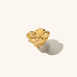 Saisore Blumenförmiger Ring in Gold