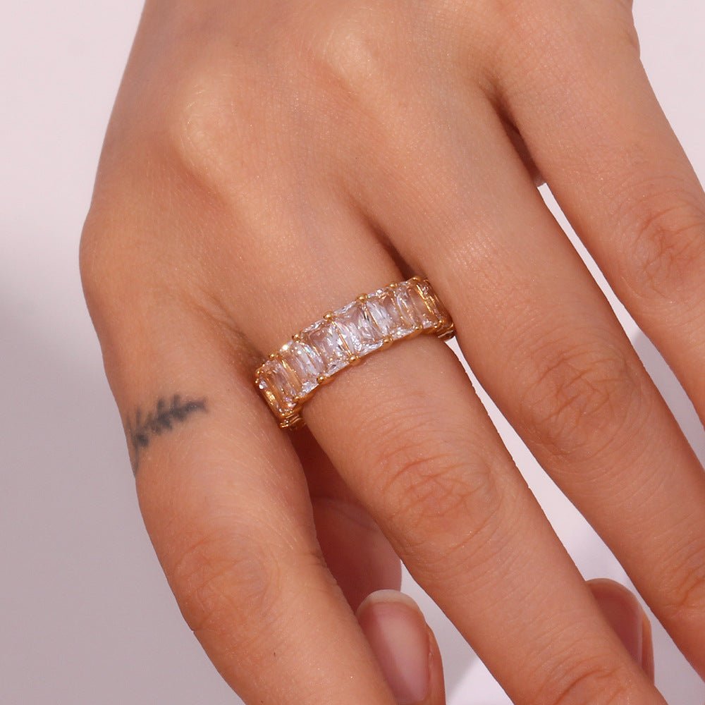 Sanna Diamantring in Gold