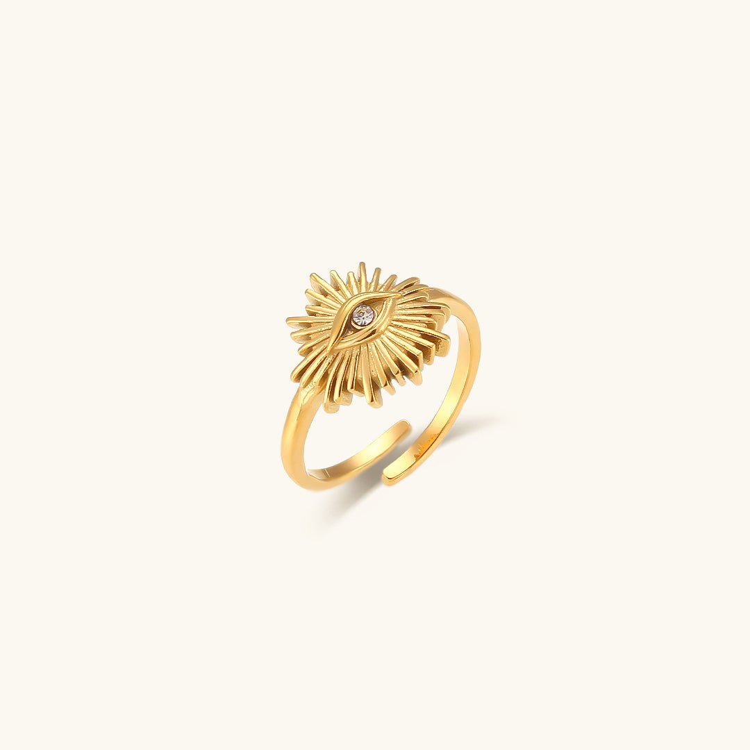 Solana Sonnenstrahl Ring in Gold