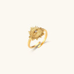 Solana Sonnenstrahl Ring in Gold