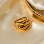 Sona Gedrehter Ring in Gold