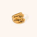 Sona Gedrehter Ring in Gold