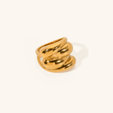 Sona Gedrehter Ring in Gold