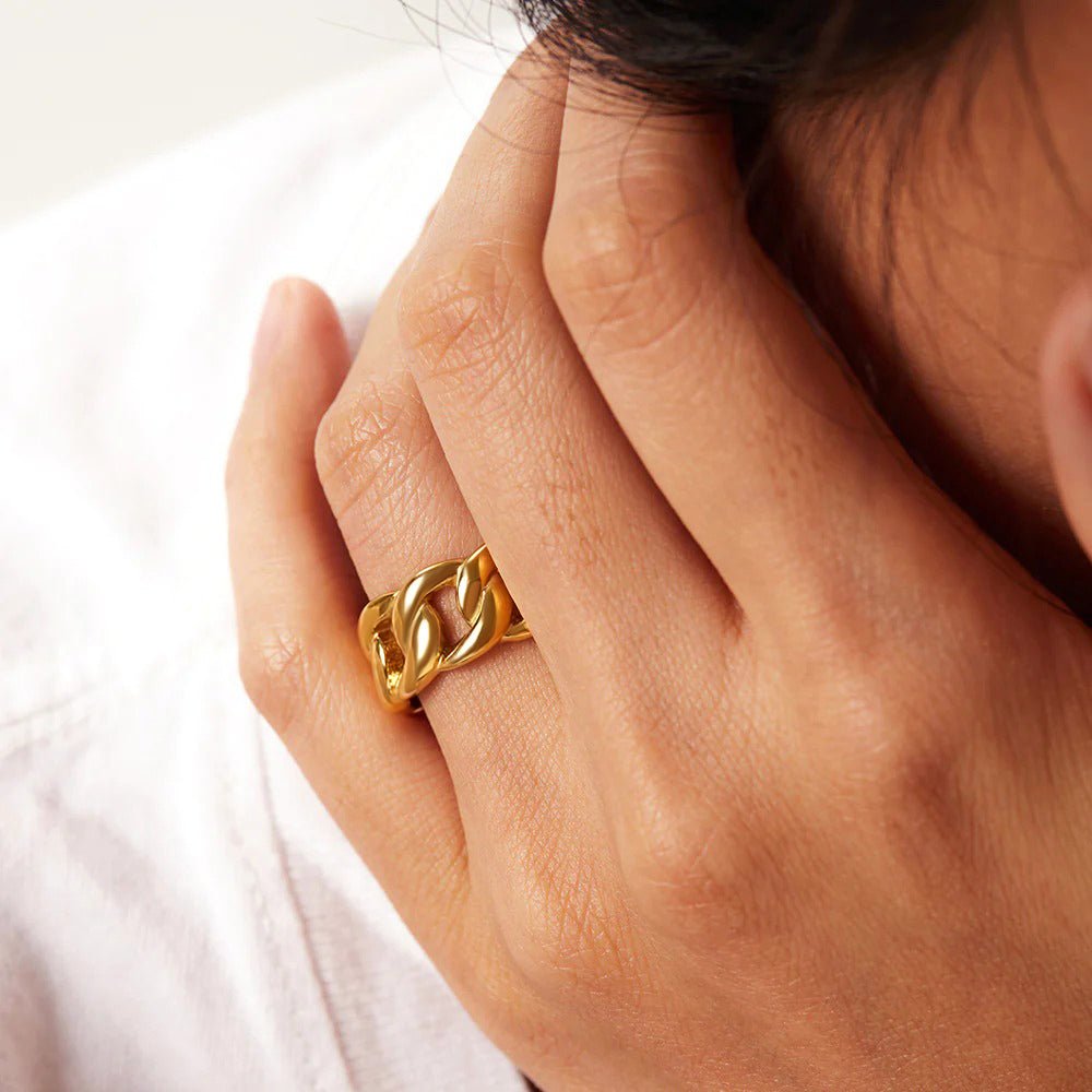 Splendor Polierter Ring in Gold