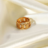 Splendor Polierter Ring in Gold