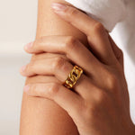Splendor Polierter Ring in Gold
