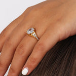 Syllia Diamantring in Gold