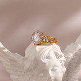 Syllia Diamantring in Gold
