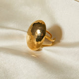 Thora Gehämmerter Ring in Gold