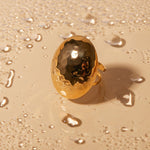 Thora Gehämmerter Ring in Gold