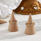 Unna Minimalistischer Ring in Gold